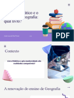 O Livro Didático e o Ensino de Geografia Qual Livro