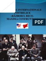 Războiul Rece - maxima confruntare