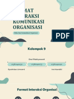 Kel.9 (Format Interaksi Komunikasi Organisasi)