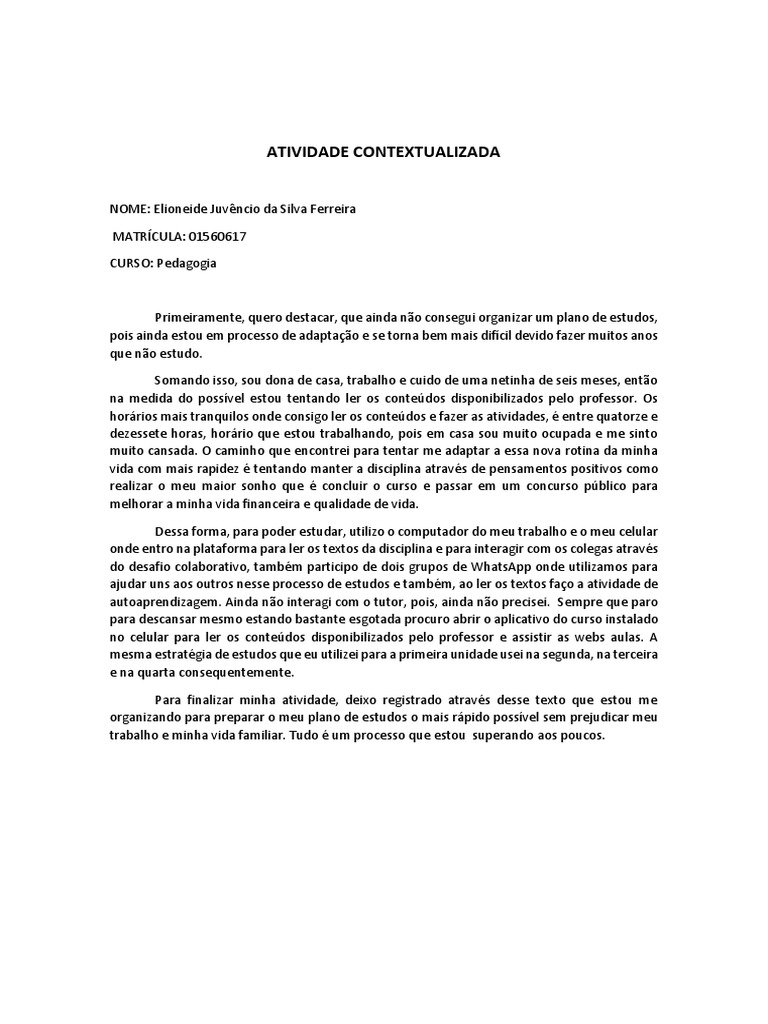 Atividade Ensino Digital Pdf