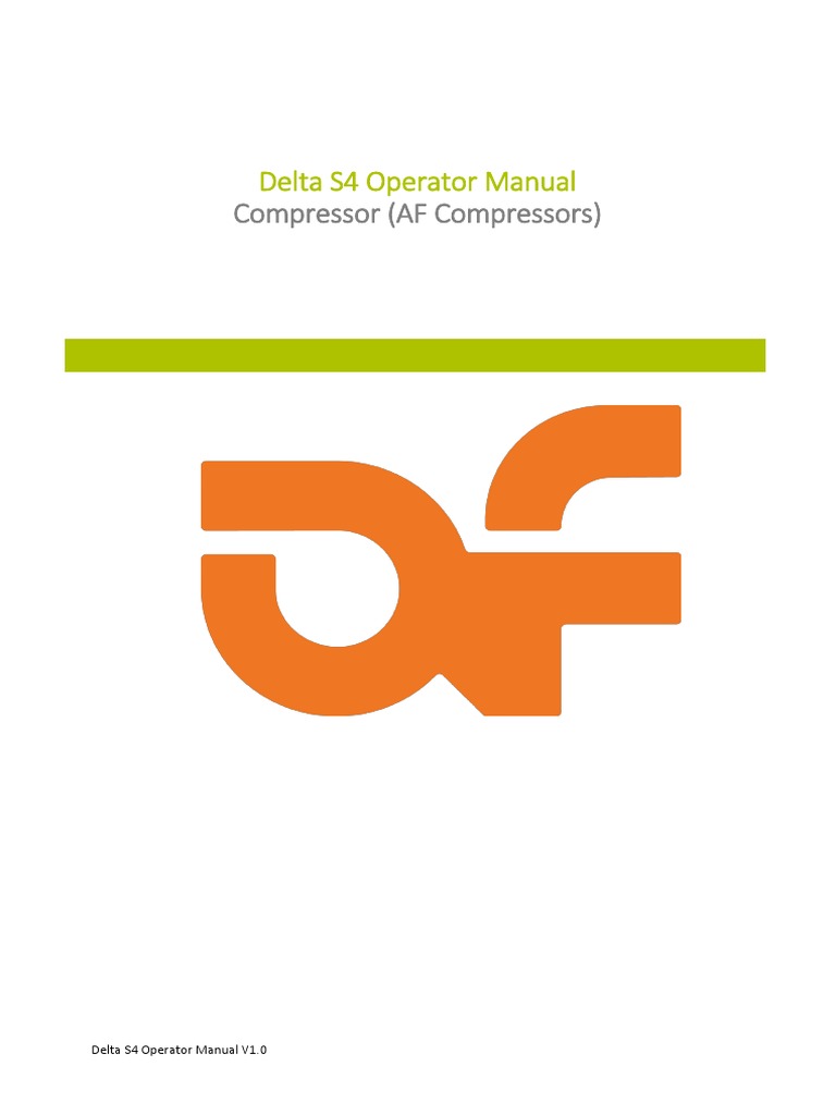 ENG - Delta S4 Operator Manual V1.0 | PDF | Electrical Engineering ...