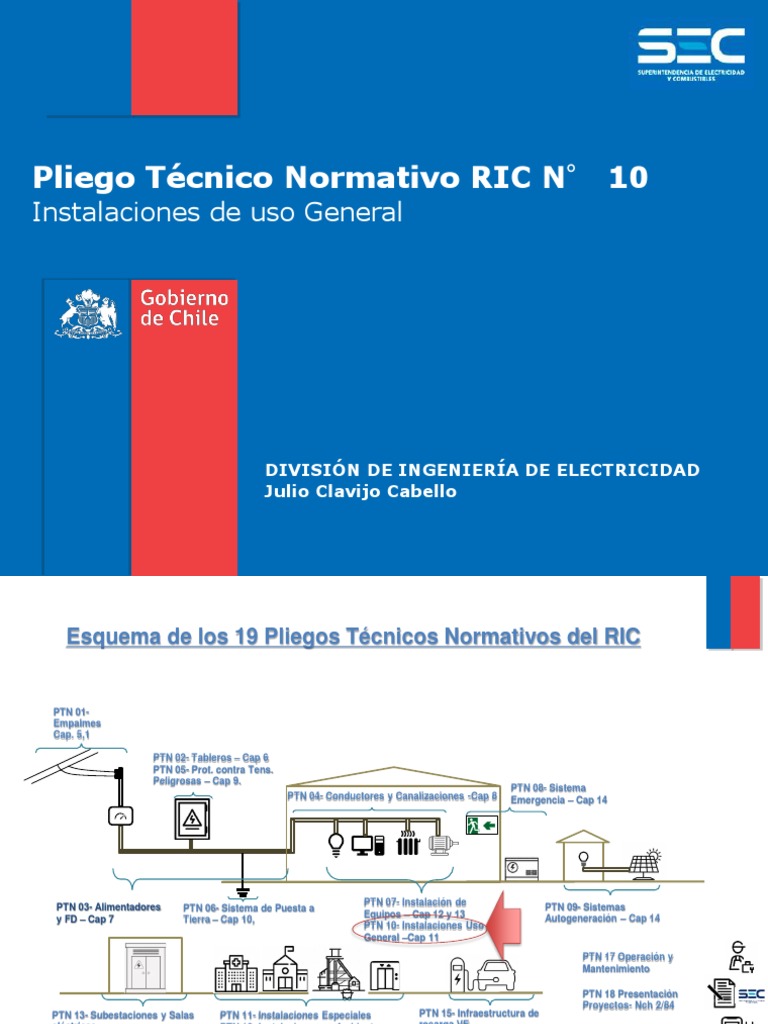 Presentación RIC 10 - Instalaciones Uso General - 030621 | PDF ...