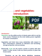 Fruits and Vegetables- Introduction