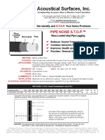 Pipe Noise S.T.O.P.™ Mass Loaded Vinyl Pipe Lagging Product Specs