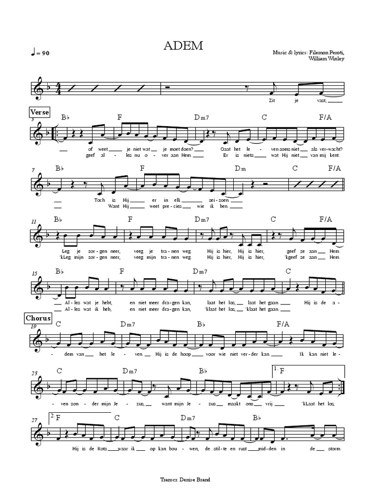 ADEM - Leadsheet | PDF