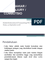 Luka Bakar / Burn Injury / Combutsio: Kuliah Kedaruratan & Traumatologi FK UMI Senin, 24 September 2018