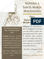 Novena A Santa María Magdalena-2022