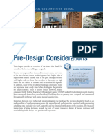 Pre Design Considerations