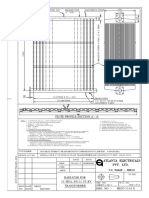 Air release plug and lifting lug details for 15 MVA 66/11.55 kV transformer radiator