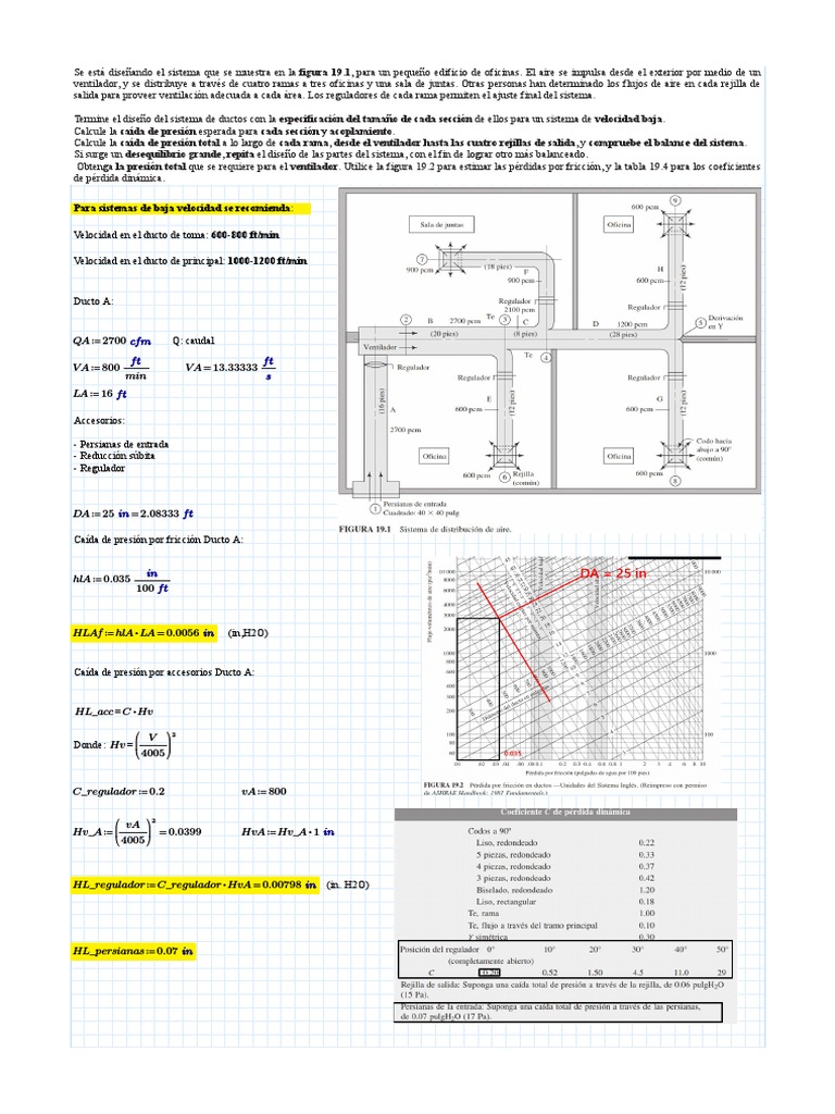 Dimensionamiento De Ductos Pdf