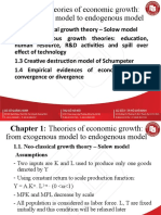 Theories of Economic Growth from Exogenous to Endogenous Models