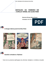 Defesa de Dissertação Uma Leitura Do Mítico-Simbólico Feminino Na Tessitura Do Imaginário Paimiano em A Casa Da Coruja Verde, de Alina Paim