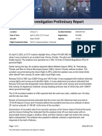 NTSB Preliminary Report