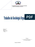 Tipos de organizações: económicas e sociais