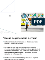 Marketing: Proceso de Generación de Valor