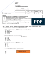 PRUEBA. Operatoria Combinada en Z