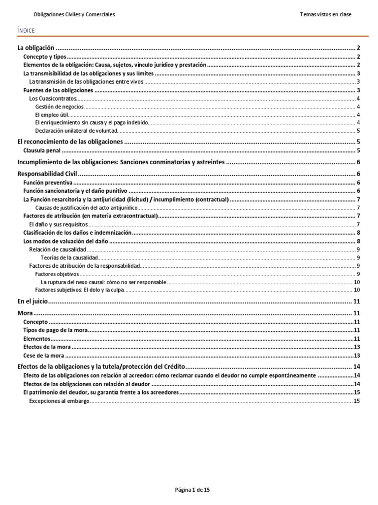 Resumen obligaciones civiles y comerciales uba 2023 pdf pagos