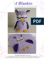 Blankie Owl Crochet Pattern Sol Maldonado