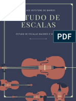 Índigo Escuro Elegante Ícones de Violino Concerto Programa