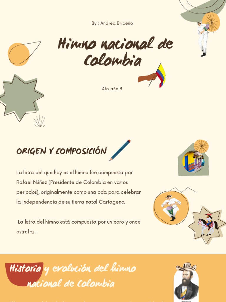 Himno Nacional de Colombia - Andrea Briceño | PDF