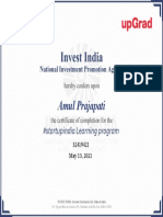 Startup India Certificate