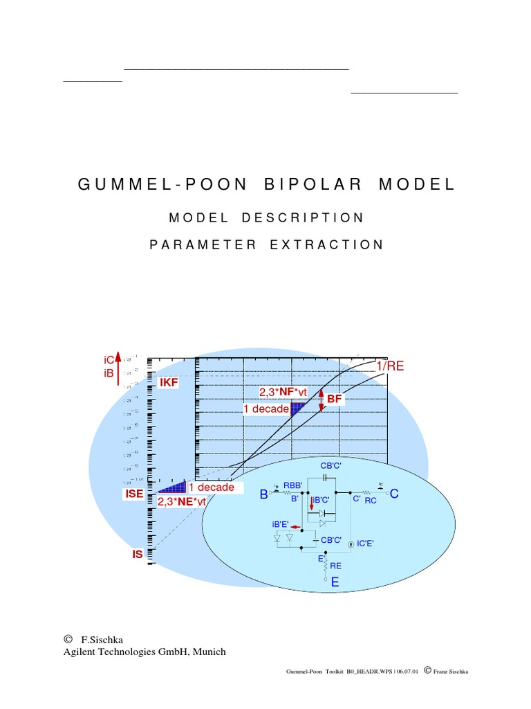 Gummel-Poon Bipolar Model Guide | PDF | Bipolar Junction Transistor ...