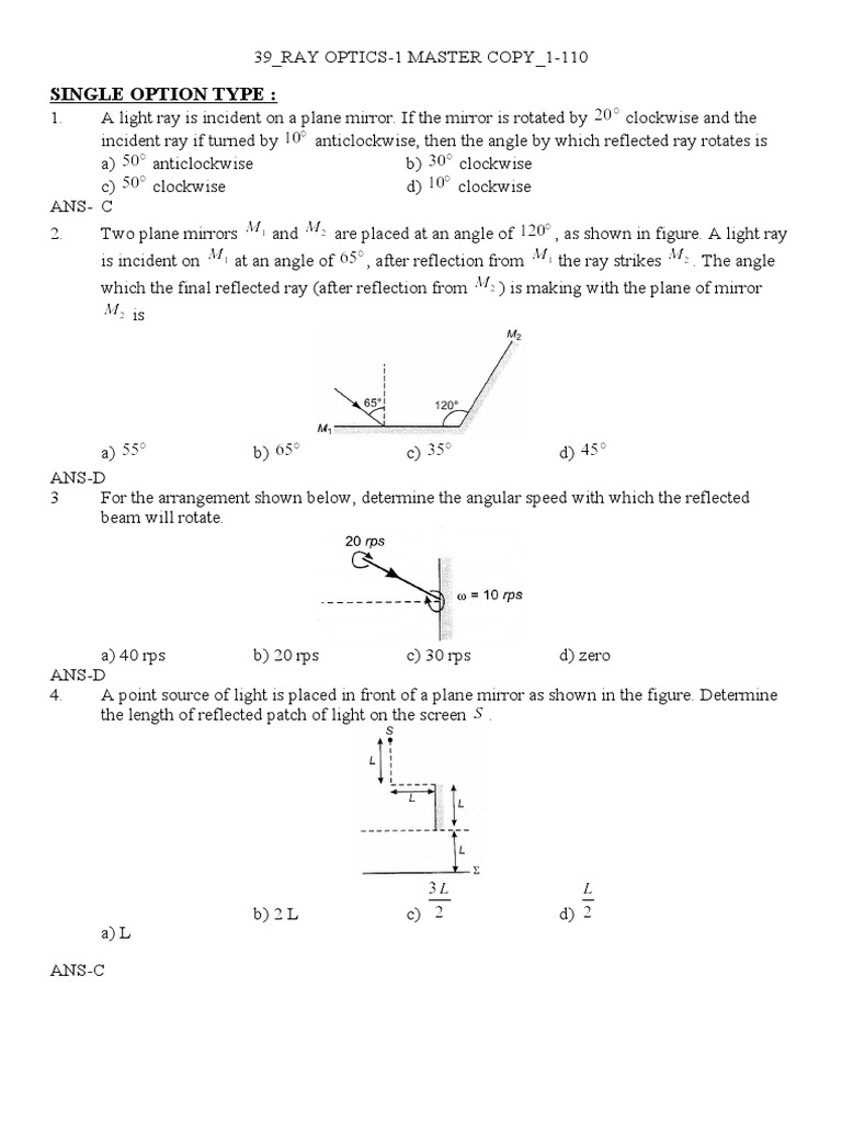 39 ray optics 1 master copy 1 110 pdf