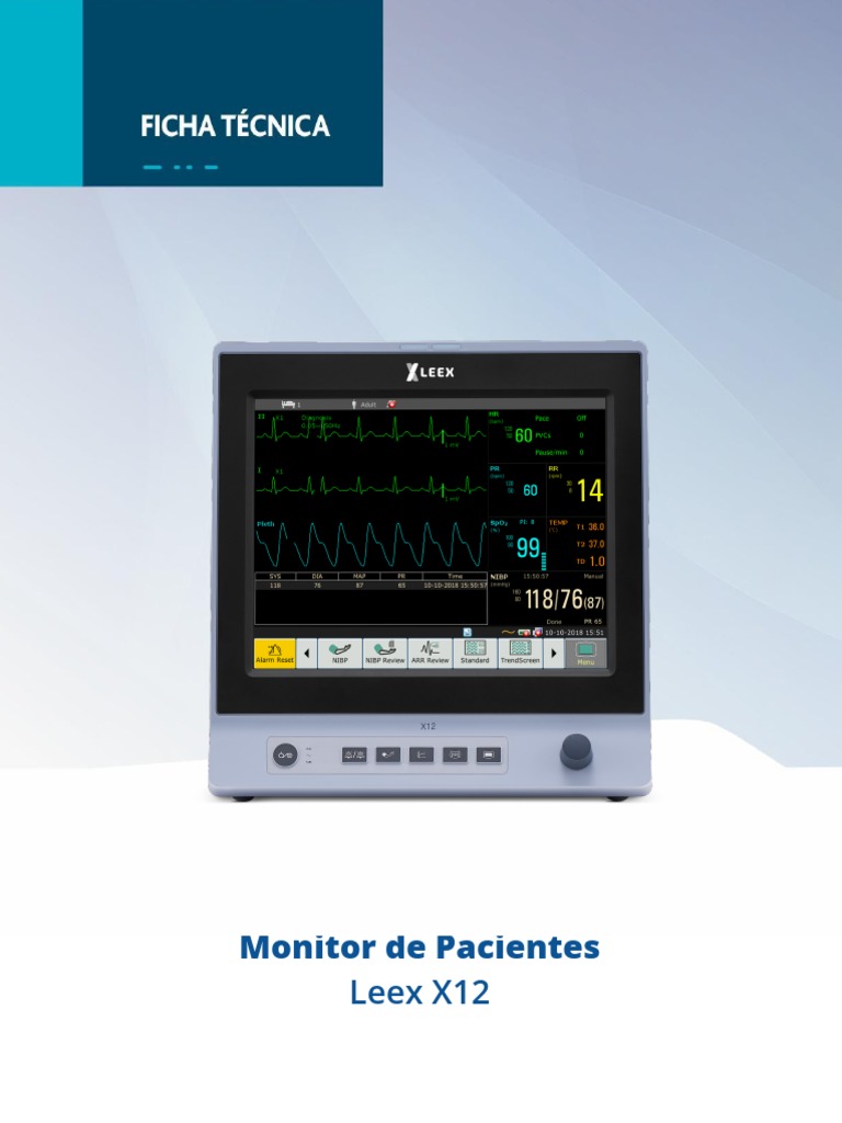 FT - X12 - Monitor de Pacientes - Preconfigurado - Leex | PDF ...