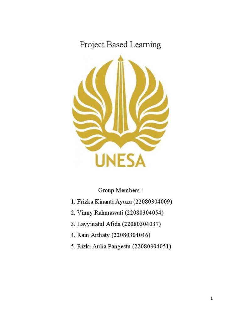 Project Based Learning - Group 2-1 | PDF | Project Based Learning ...