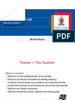 JMD 306 - Week 2 - Lecture 1 - Beyers The Teacher