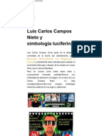 Luis Carlos Campos Nieto y Simbología Luciferina - Defensatum