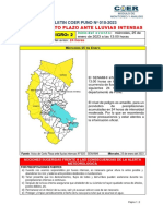 Boletin Metereologico A Corto Plazo - Coer Puno #010