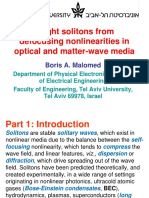 Bright Solitons From Defocusing Nonlinearities in Optical and Matter-Wave Media