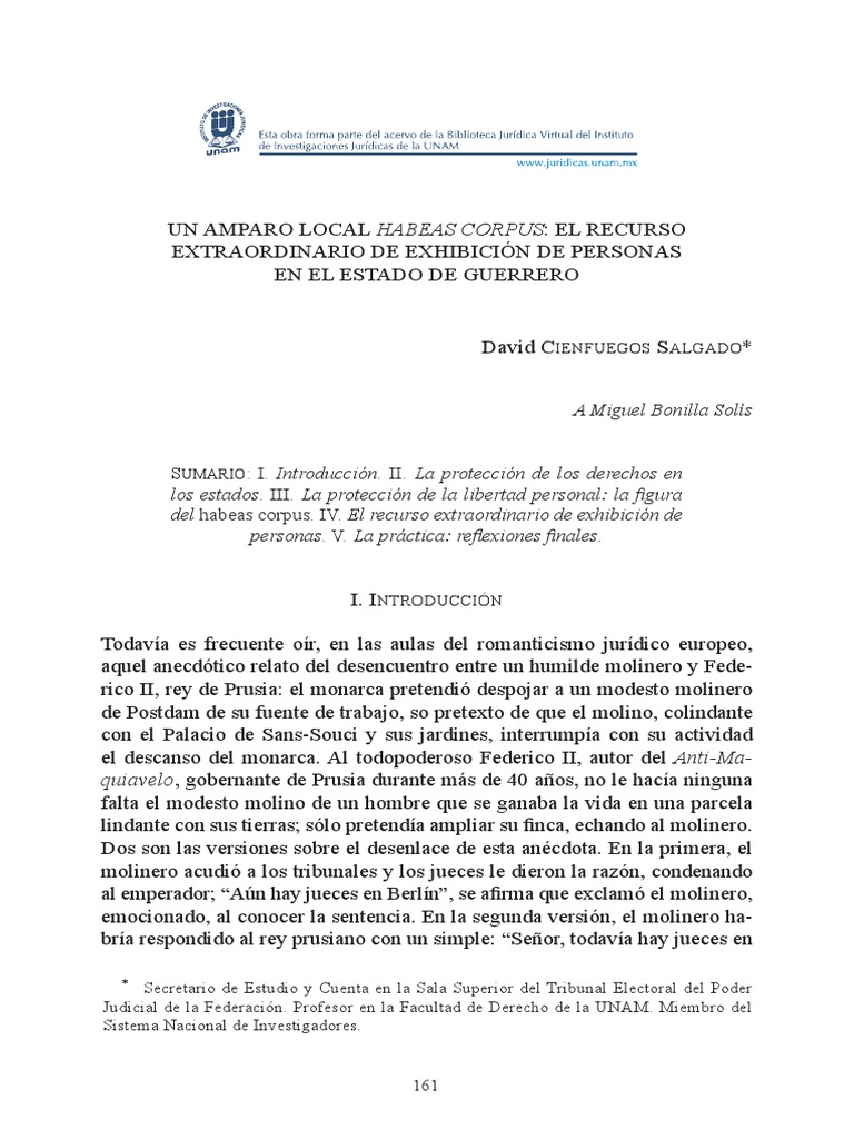 El Juicio de Amparo 9 | PDF | Habeas corpus | México