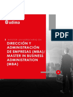 Maestria en Administracion de Empresas