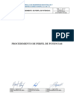 P-316 Procedimiento de Perfil de Potencias