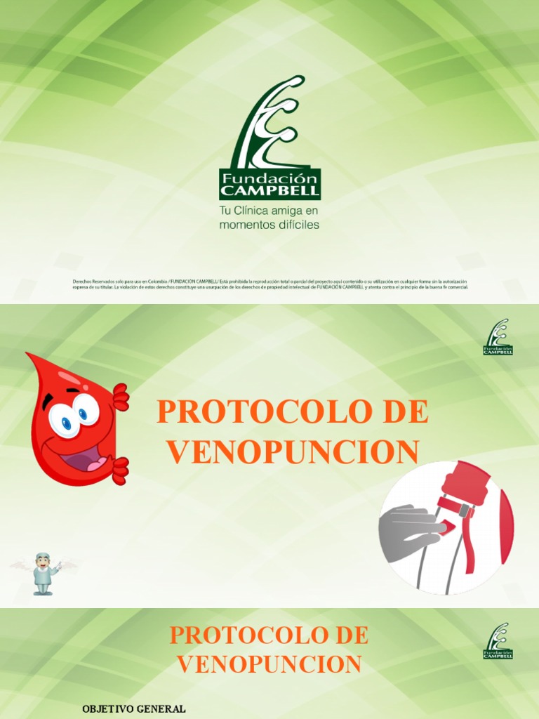 Protocolo de Venopunción Segura | PDF | Ciencias de la Salud ...