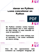 Python concatenar cadenas