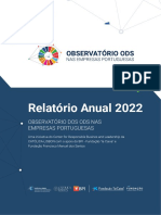 Relatório Do Observatório Dos ODS Nas Empresas Portuguesas 2022