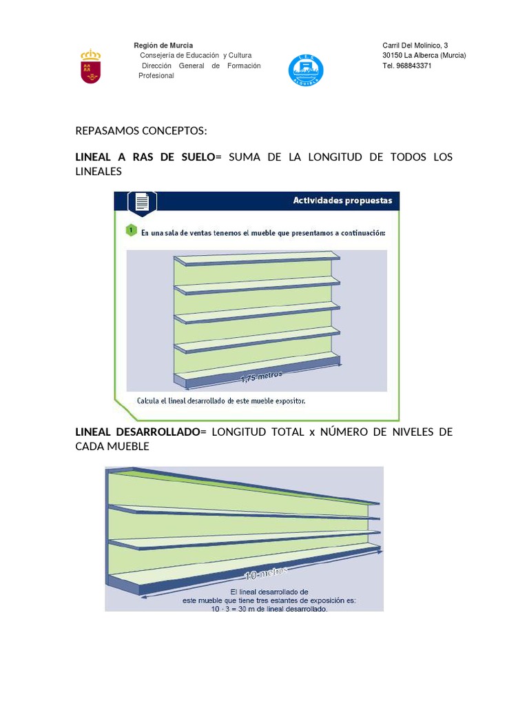 Tipos de Lineal | PDF