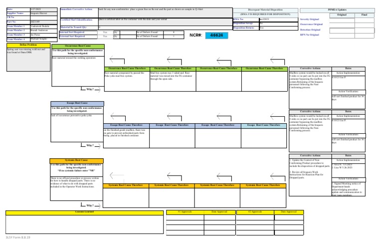 3L5Y Root Cause Analysis Report | PDF