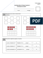 Prueba 2º basico CAP 2 Estrategias de calculo