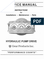 GPI Hydarulic Pump Drive Service Manual PDF