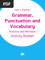 Grammar, Punctuation and Vocabulary: Year 2 Parents'