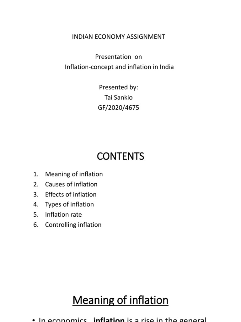 Understanding Inflation An Analysis of its Concept, Causes, Effects