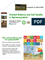 Fertilización de Suelo y Plantas