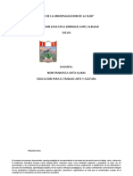 Matriz de Las Situaciones Significativas para El Pca de Todos Los Cursos