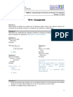 ETD - Elem Correction TD 5 Complexité - I