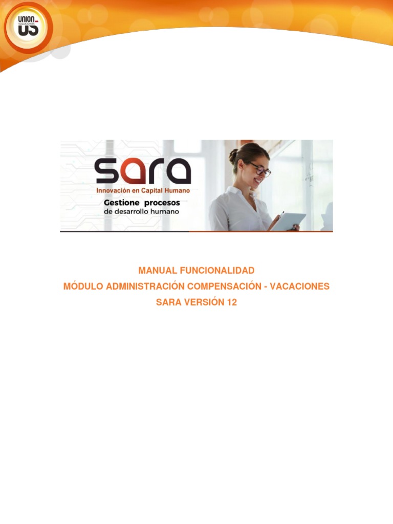 Manual Módulo Vacaciones SARA 12 | PDF | Informática | Software