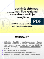 Endokrininės Sistemos Senėjimas, Ligų Ypatumai Vyresniame Amžiuje (Doc. Dr. G. Damulevičienė)